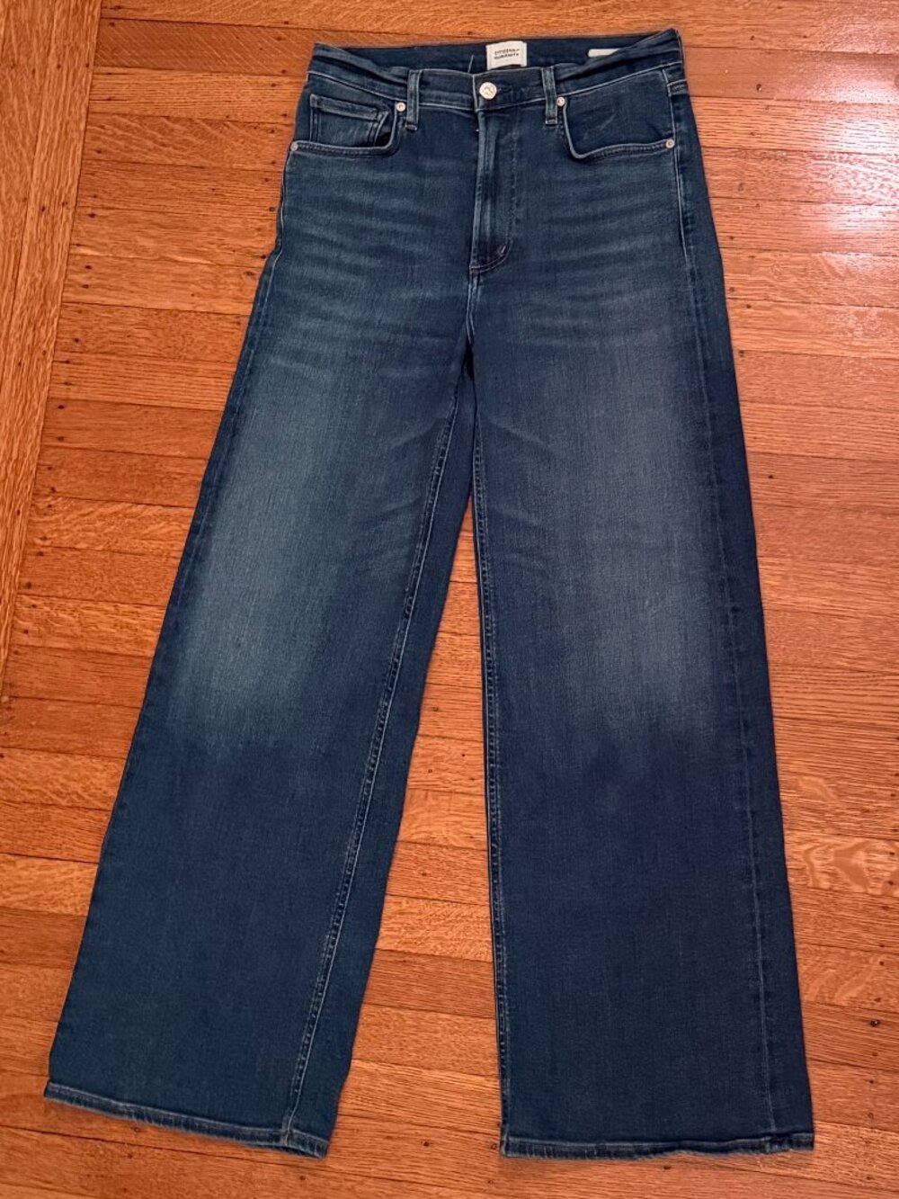 Citizens of Humanity Lyra Long Wide-Leg Jeans